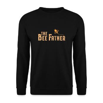 The Bee Father Beekeeper - Sweat-shirt Unisexe - noir - Devant - Alina (178cm) & Michal (187cm)