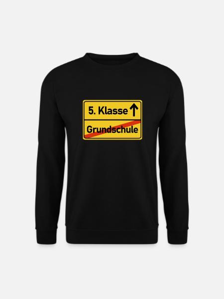 5. Klasse Einschulung Schuloutfit Schule Geschenk - Unisex Pullover - Schwarz