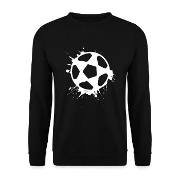 Football Players Footballers Football - Unisex Sweatshirt - black - Front - Alina (178cm) & Michal (187cm)