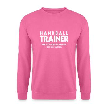 Handball Trainer Handballer Handballspieler - Unisex Pullover - Pink - Vorne