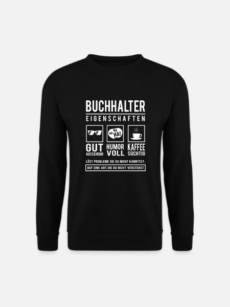 Buchhaltung Eigenschaften Finanzbuchhalter - Unisex Pullover - Schwarz