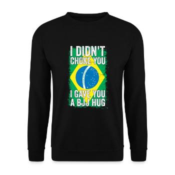 Martial Arts BJJ Brazilian Jiu Jitsu - Unisex Pullover - Schwarz - Vorne - Alina (178cm) & Michal (187cm)