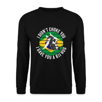 Martial Arts BJJ Brazilian Jiu Jitsu - Unisex Pullover - Schwarz - Vorne - Alina (178cm) & Michal (187cm)