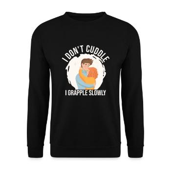 Martial Arts BJJ Brazilian Jiu Jitsu - Unisex Pullover - Schwarz - Vorne - Alina (178cm) & Michal (187cm)