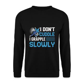 Martial Arts BJJ Brazilian Jiu Jitsu - Unisex Pullover - Schwarz - Vorne - Alina (178cm) & Michal (187cm)
