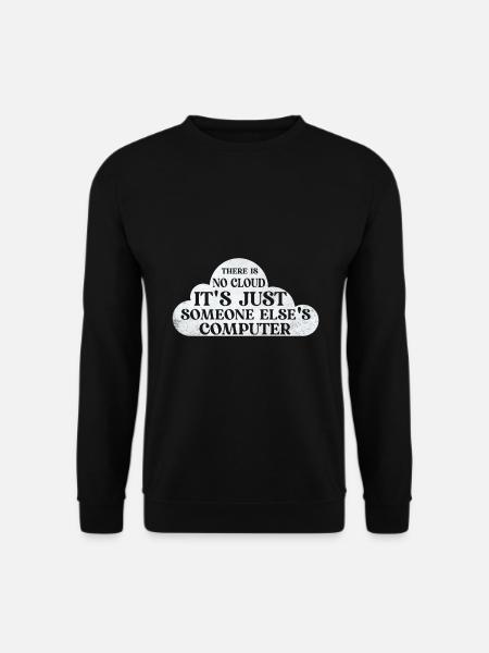Cloud Computing Informatik Tech - Unisex Pullover - Schwarz
