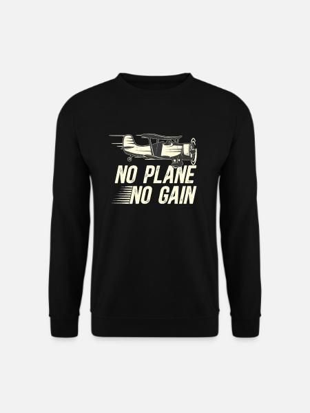 Captain Airline Pilot Jumbo Jet - Unisex Sweatshirt - black