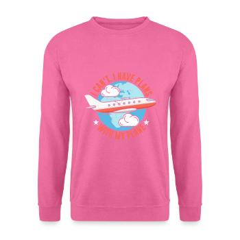 Airline Pilot Flugzeugpilot Flieger Kapitän - Unisex Pullover - Pink - Vorne