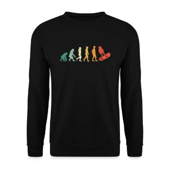 Fingerboard Finger Skateboard Fingerboarding - Unisex Pullover - Schwarz - Vorne - Alina (178cm) & Michal (187cm)
