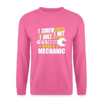 Es ist hart, ein Mechaniker zu sein - Unisex Pullover - Pink - Vorne