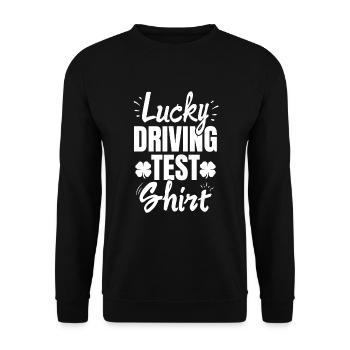 Driving test - Driving test Driving licence - Unisex Sweatshirt - black - Front - Alina (178cm) & Michal (187cm)
