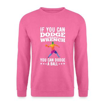 Dodgeball Team Sport - Unisex Pullover - Pink - Vorne