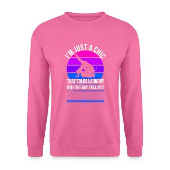 Lustiges Brazilian Jiu Jitsu-Zitat BJJ Frauen - Unisex Pullover - Pink - Vorne
