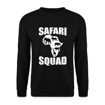Safari Squad - African Safari Adventures - Sweat-shirt Unisexe - noir - Devant - Alina (178cm) & Michal (187cm)