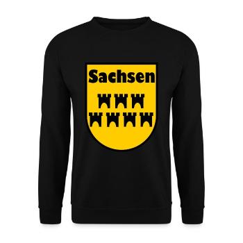 Die Siebenbürger Sachsen - Unisex Pullover - Schwarz - Vorne - Alina (178cm) & Michal (187cm)