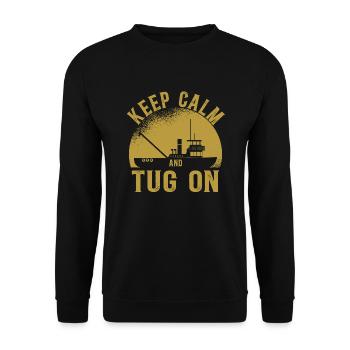 Schlepper Schleppboot Tug Life - Sweat-shirt Unisexe - noir - Devant - Alina (178cm) & Michal (187cm)