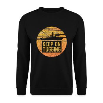 Schlepper Schleppboot Tug Life - Sweat-shirt Unisexe - noir - Devant - Alina (178cm) & Michal (187cm)