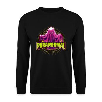 Geisterjagd Paranormal Investigator - Unisex Pullover - Schwarz - Vorne - Alina (178cm) & Michal (187cm)