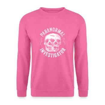 Geisterjagd Paranormal Investigator - Unisex Pullover - Pink - Vorne