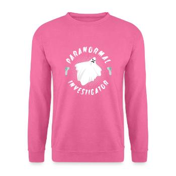 Geisterjagd Paranormal Investigator - Unisex Pullover - Pink - Vorne