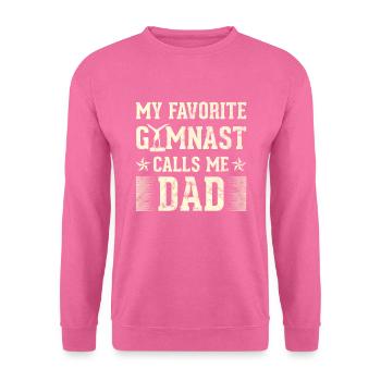 Mein Lieblingsturner Nennt Mich Papa - Unisex Pullover - Pink - Vorne