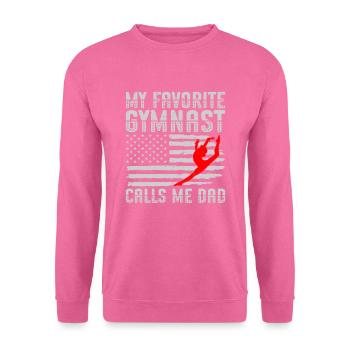 Mein Lieblingsturner Nennt Mich Papa - Unisex Pullover - Pink - Vorne