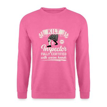 Kilt écossais disant jupe écossaise Écosse - Sweat-shirt Unisexe - rose - Devant