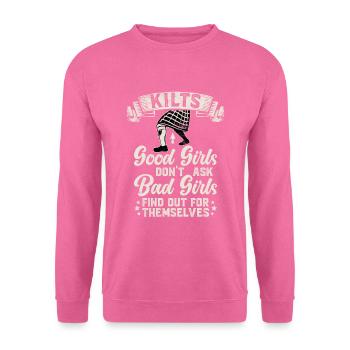 Kilt écossais disant jupe écossaise Écosse - Sweat-shirt Unisexe - rose - Devant