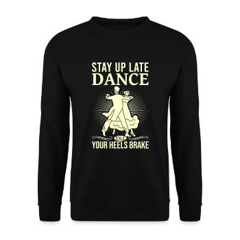 Formation en danse Ballroom Danse de couple - Sweat-shirt Unisexe - noir - Devant - Alina (178cm) & Michal (187cm)