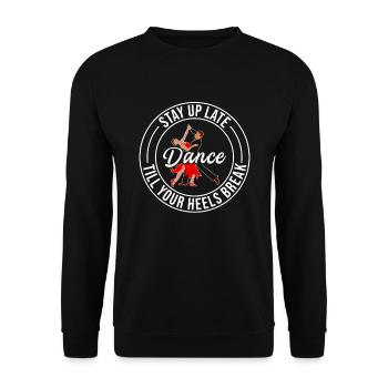 Formation en danse Ballroom Danse de couple - Sweat-shirt Unisexe - noir - Devant - Alina (178cm) & Michal (187cm)