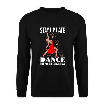 Formation en danse Ballroom Danse de couple - Sweat-shirt Unisexe - noir - Devant - Alina (178cm) & Michal (187cm)