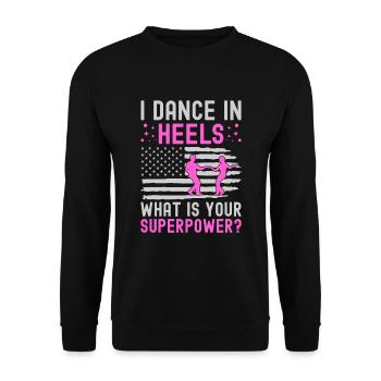 Formation en danse Ballroom Danse de couple - Sweat-shirt Unisexe - noir - Devant - Alina (178cm) & Michal (187cm)