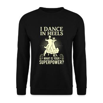 Formation en danse Ballroom Danse de couple - Sweat-shirt Unisexe - noir - Devant - Alina (178cm) & Michal (187cm)
