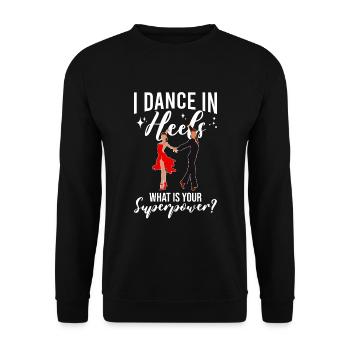 Formation en danse Ballroom Danse de couple - Sweat-shirt Unisexe - noir - Devant - Alina (178cm) & Michal (187cm)