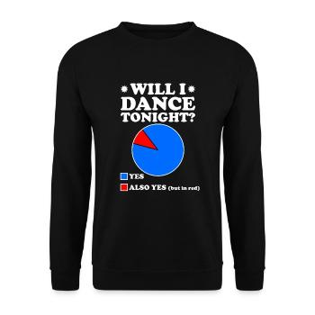 Tanzen Spruch Ballsaal Paartanz Tanz Tanzfläche - Unisex Pullover - Schwarz - Vorne - Alina (178cm) & Michal (187cm)