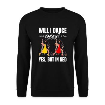 Danse Slogan Ballroom Couple Dance Dance Floor - Sweat-shirt Unisexe - noir - Devant - Alina (178cm) & Michal (187cm)