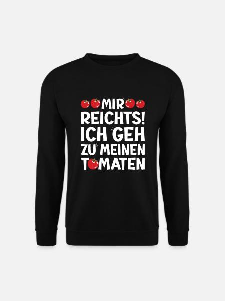 Gehe Zu Tomaten Tomatensorten Gartenfreunde - Unisex Pullover - Schwarz