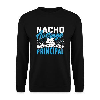 Cinco De Mayo Nacho Principal moyen - Sweat-shirt Unisexe - noir - Devant - Alina (178cm) & Michal (187cm)
