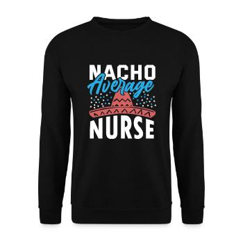 Nourriture mexicaine Cinco de Mayo Infirmière - Sweat-shirt Unisexe - noir - Devant - Alina (178cm) & Michal (187cm)