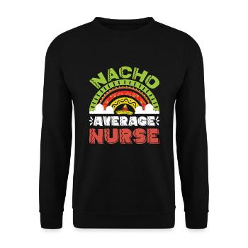 Nourriture mexicaine Cinco de Mayo Infirmière - Sweat-shirt Unisexe - noir - Devant - Alina (178cm) & Michal (187cm)