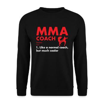Sport Coach Definition MMA - Unisex Pullover - Schwarz - Vorne - Alina (178cm) & Michal (187cm)