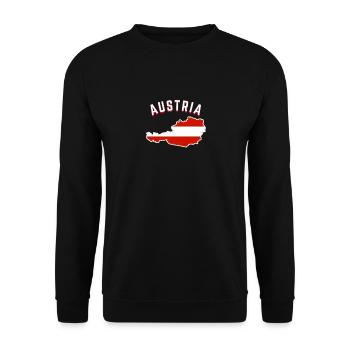 Autriche - Sweat-shirt Unisexe - noir - Devant - Alina (178cm) & Michal (187cm)