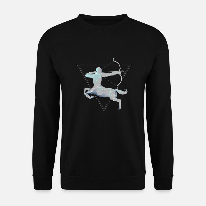 Zodiac sign Sagittarius - Unisex Sweatshirt - black