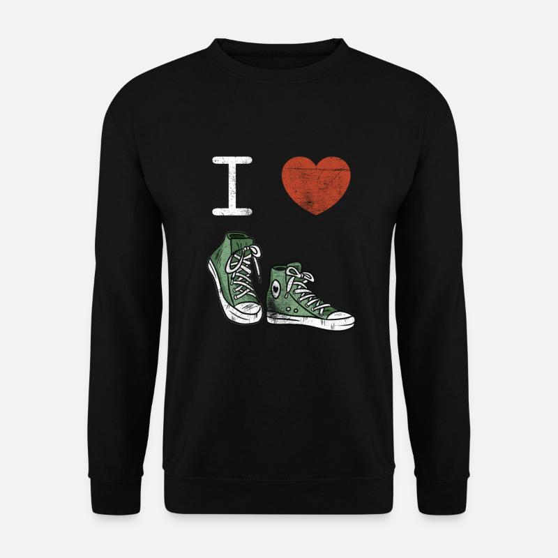 I Love Schuhe - Unisex Pullover - Schwarz