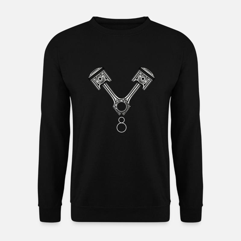 V8 Motor - Unisex Pullover - Schwarz