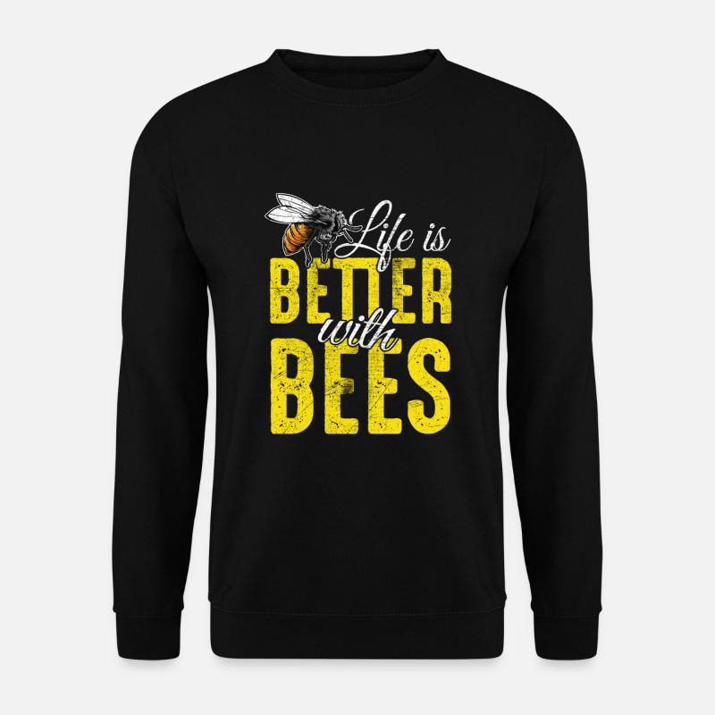 bee - Unisex Sweatshirt - black