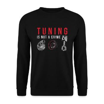 Autocollant de sport automobile, cadeau JDM - Sweat-shirt Unisexe - noir - Devant - Alina (178cm) & Michal (187cm)