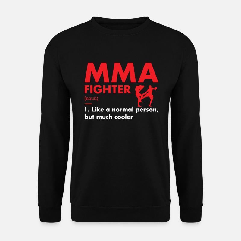 Sport Fighter Definition MMA - Unisex Sweatshirt - black