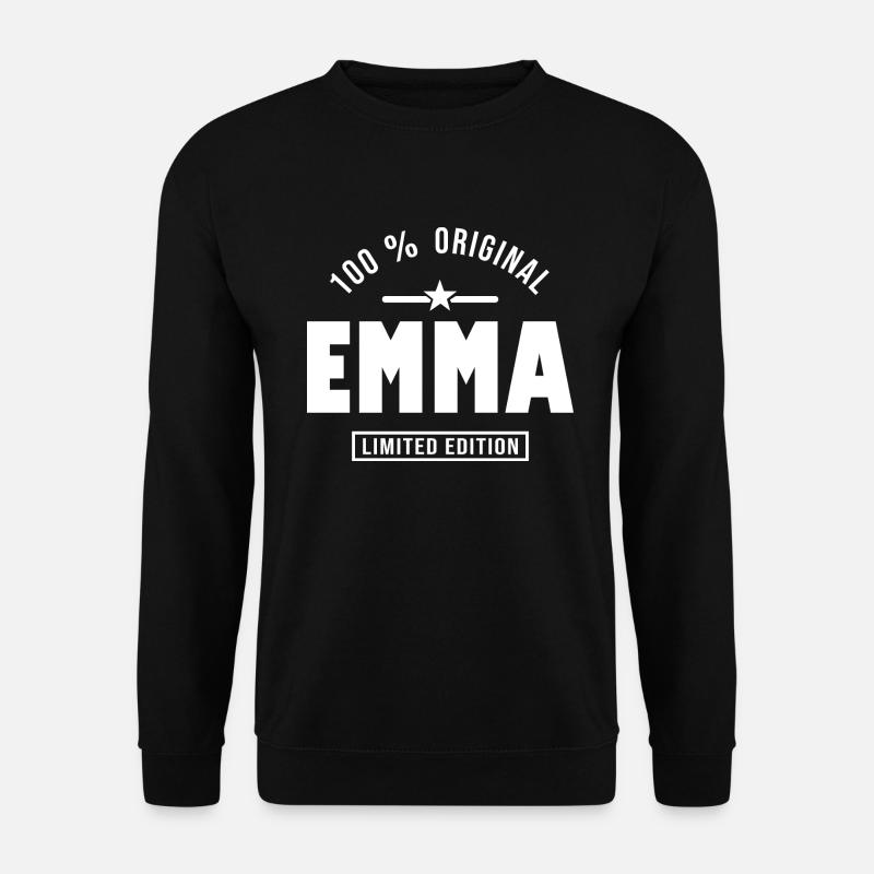 Emma emma - Unisex Sweatshirt - black