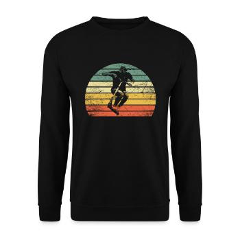 Scooter en cadeau - Sweat-shirt Unisexe - noir - Devant - Alina (178cm) & Michal (187cm)
